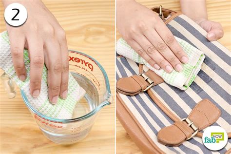 how to clean canvas handbag